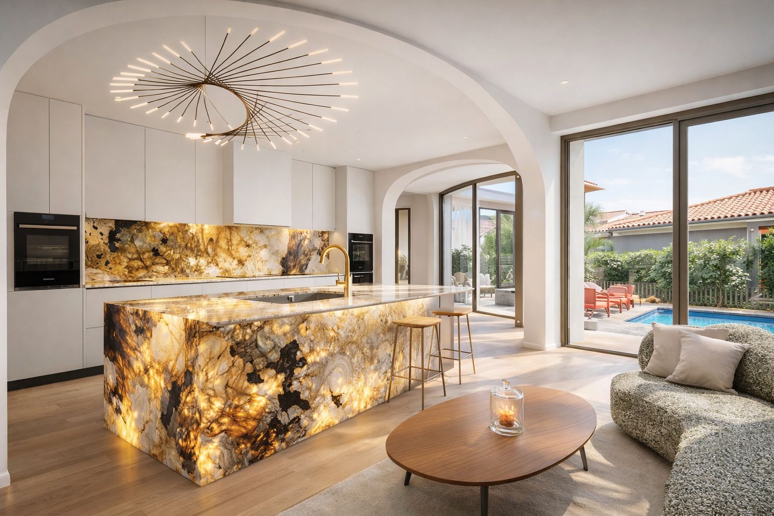 Cuisine blanche moderne : un design lumineux et intemporel Cuisine blanche moderne : un design lumineux et intemporel